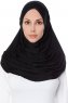 Mia - Black One-Piece Al Amira Hijab - Ecardin