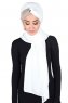 Mikaela - Creme & Taupe Practical Cotton Hijab