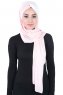 Mikaela - Dusty Pink & Creme Practical Cotton Hijab