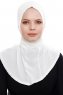 Narin - Creme Practical One Piece Crepe Hijab