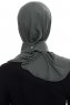Narin - Khaki Practical One Piece Crepe Hijab