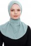 Narin - Mint Practical One Piece Crepe Hijab
