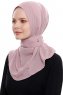 Narin - Dark Pink Practical One Piece Crepe Hijab