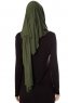 Naz - Khaki & Light Beige Practical One Piece Hijab - Ecardin
