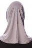 Nehir - Light Grey 2-Piece Al Amira Hijab