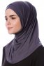 Nehir - Dark Grey 2-Piece Al Amira Hijab