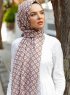 Nesrin - Brown Patterned Hijab