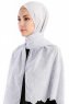 Özlem Grå Hijab Sjal Madame Polo 130006-2
