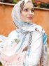 Pariza - Pink Leaf Patterned Hijab