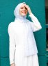 Pariza - Light Blue Patterned Hijab