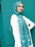 Pariza - Green Patterned Hijab