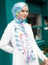 Pariza - Turquoise Patterned Hijab