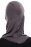 Pinar - Anthracite Sport Hijab - Ecardin