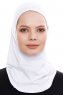 Pinar - White Sport Hijab - Ecardin