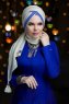 Queen Offwhite Hijab Sjal Muslima Wear 310110c