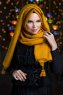 Queen Senapsgul Hijab Sjal Muslima Wear 310109a