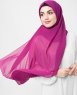 Rasberry Radiance - Fuschia Georgette Hijab 5XA19e