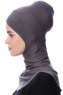 Safiye - Dark Grey Ninja Underscarf - Ecardin