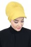 Sandra - Mustard Cotton Turban - Ayse Turban