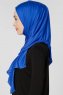 Seda Blå Jersey Hijab Sjal Ecardin 200214c