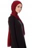 Seda - Bordeaux Jersey Hijab - Ecardin