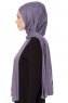 Seda - Purple Jersey Hijab - Ecardin