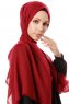 Selma - Bordeaux Plain Color Hijab - Gülsoy