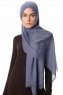 Selma - Denim Plain Color Hijab - Gülsoy