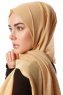 Selma - Light Gold Plain Color Hijab - Gülsoy