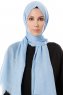 Selma - Light Blue Plain Color Hijab - Gülsoy