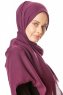 Selma - Plum Plain Color Hijab - Gülsoy