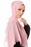 Selma - Pink Plain Color Hijab - Gülsoy