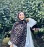 Shahnaz - Black Leopard Patterned Cotton Hijab