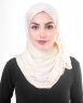 Sheer Pink Puder Viskos Jersey Hijab 5VA70a
