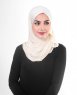 Sheer Pink Puder Viskos Jersey Hijab 5VA70c