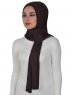 Sofia - Brown Practical Cotton Hijab
