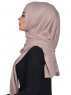 Sofia - Taupe Practical Cotton Hijab