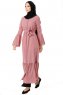 Soraya - Dusty Pink Abaya - Miss Cazibe