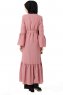 Soraya - Dusty Pink Abaya - Miss Cazibe