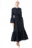 Soraya - Navy Blue Abaya - Miss Cazibe