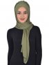 Tamara - Khaki Practical Cotton Hijab