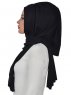 Tamara - Black Practical Cotton Hijab