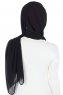 Vera - Bordeaux & Black Practical Chiffon Hijab