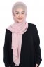 Vera - Taupe & Dusty Pink Practical Chiffon Hijab