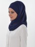 Viola Marinblå Chiffon Hijab Ayse Turban 325507b