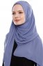 Yara - Indigo Practical One Piece Crepe Hijab