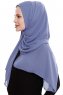 Yara - Indigo Practical One Piece Crepe Hijab