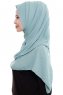 Yara - Mint Practical One Piece Crepe Hijab