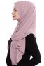 Yara - Dark Pink Practical One Piece Crepe Hijab