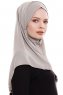 Yara - Sand Practical One Piece Crepe Hijab